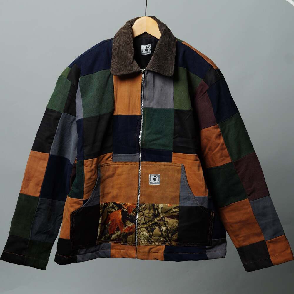 Upcycled Patchwork Jacket Size M